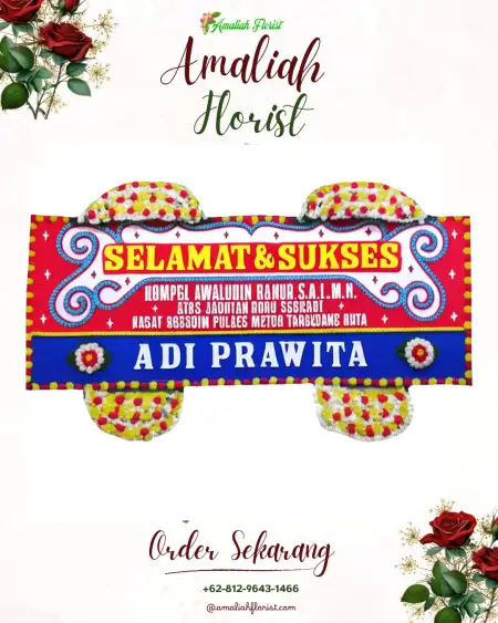 Papan Bunga Ucapan Selamat Patemon